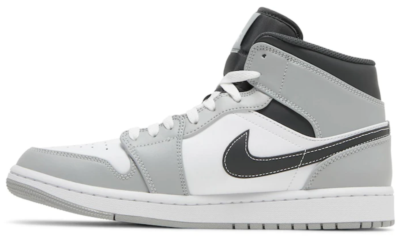 Air Jordan 1 Mid 'Light Smoke Grey Anthracite'