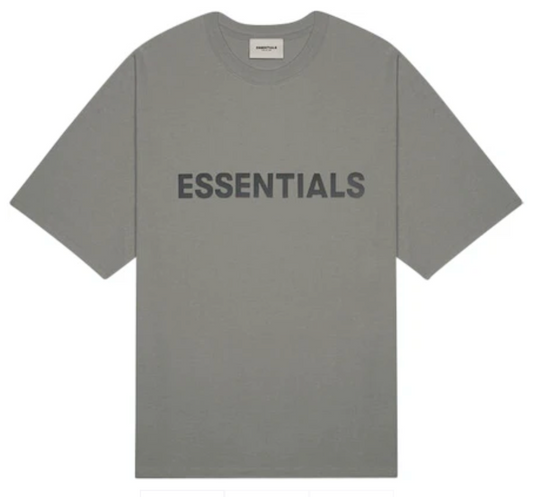 Fear of God Essentials 3D Silicon Appliqué Boxy T-Shirt 'Charcoal' (SS20)